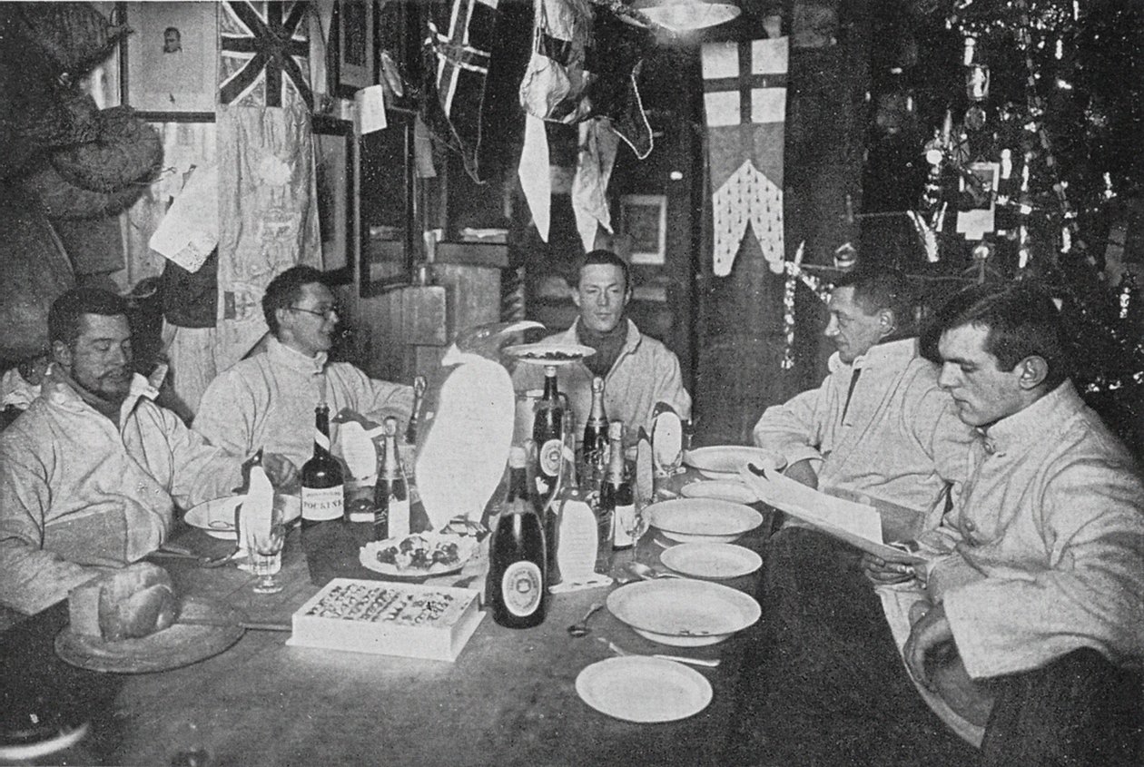 عشاء يوم منتصف الشتاء ، 22 يونيو 1912 (صورة بالأبيض والأسود) بواسطة إدوارد دبليو نيلسون