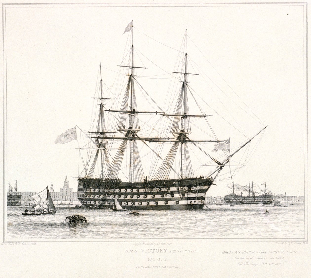 HMS "Victory"، الدرجة الأولى بواسطة إدوارد ويليام كوك