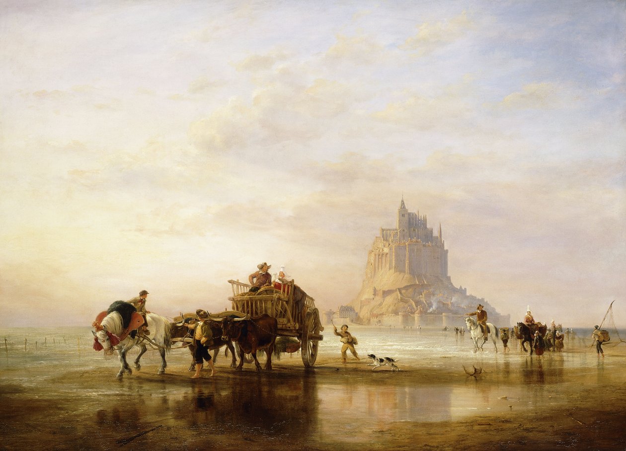 مونت سانت ميشيل ، 1840 بواسطة إدوارد ويليام كوك