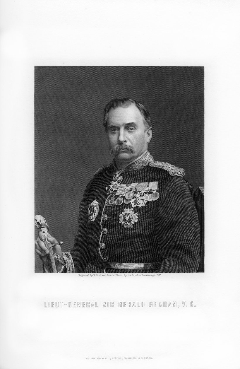 السير جيرالد جراهام ، اللفتنانت جنرال البريطاني ، 1893. بواسطة إدوارد ويليام ستودارت