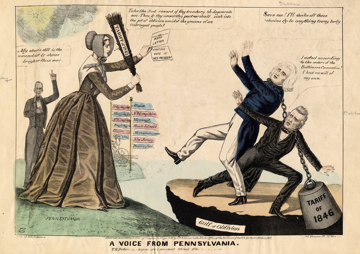 صوت من بنسلفانيا ، نشره HR Robinson ، New York ، 1846 بواسطة إدوارد ويليامز كلاي