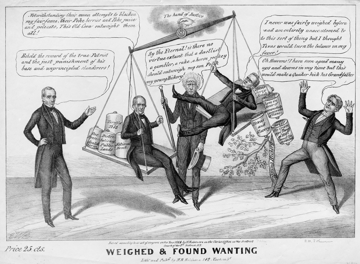 وزنها غير موجود ، المنشورة من قبل HR Robinson ، New York ، 1844 بواسطة إدوارد ويليامز كلاي