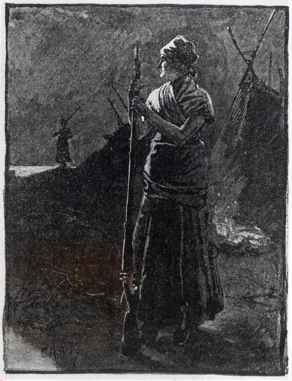 مستعمر النهر الأحمر ، 1878 بواسطة إدوين أوستن أبي