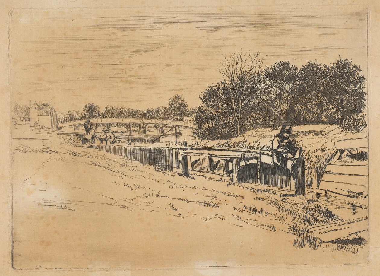 ويسلر في مولسي [موليزي لوك] ، [1861]. بواسطة إدوين إدواردز