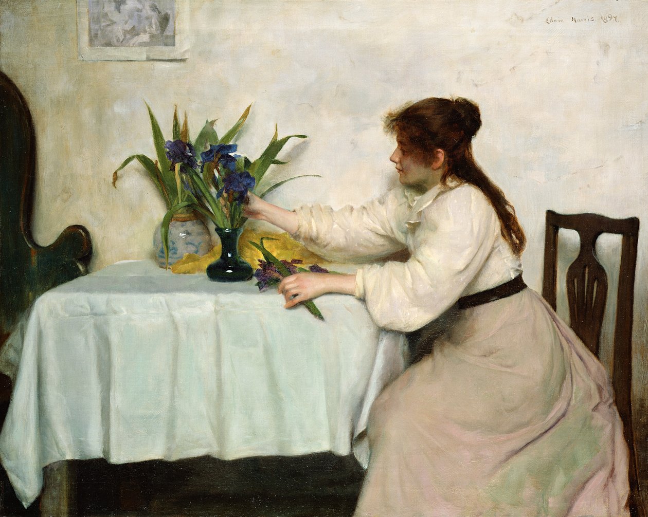 Arranging the Irises بواسطة إدوين هاريس