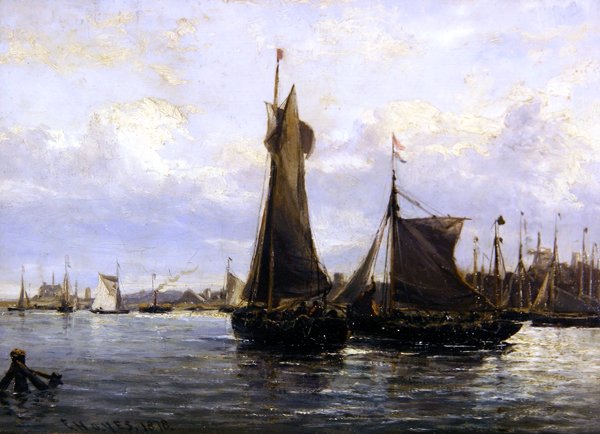 ميناء جورلستون ، 1878 بواسطة إدوين هايز