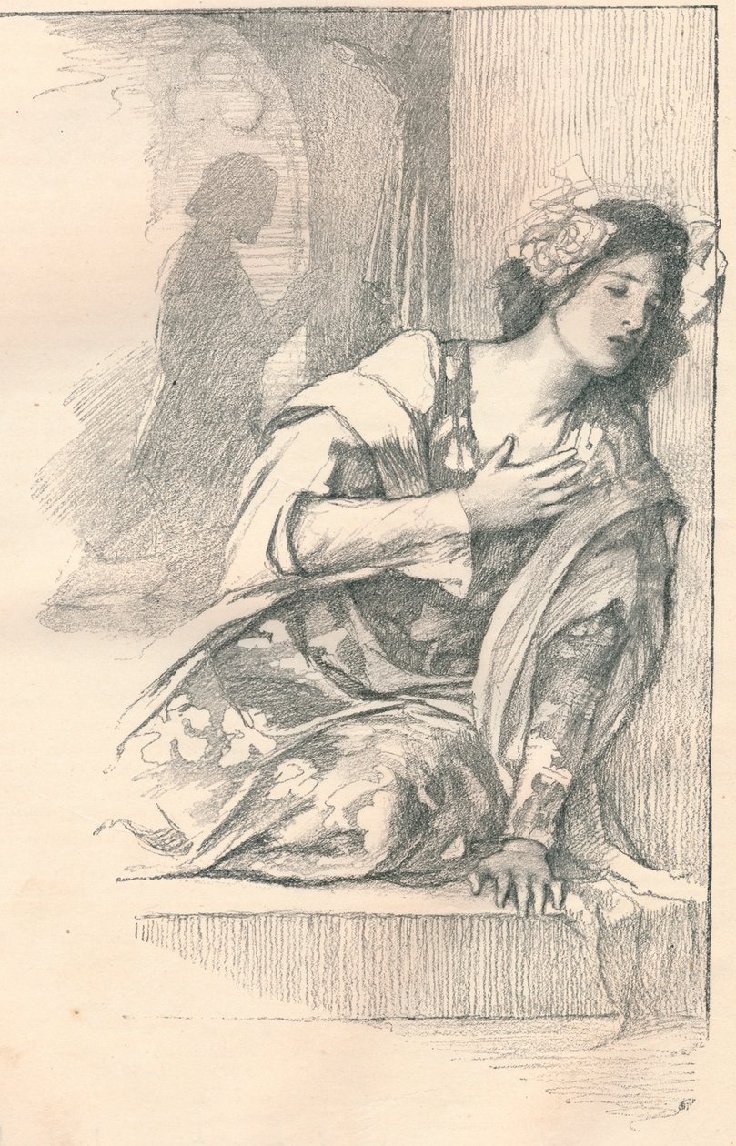 جزء من الرسم التوضيحي للسيدة Blashfields Parlor Plays ، c1901 بواسطة إدوين هاولاند بلاشفيلد