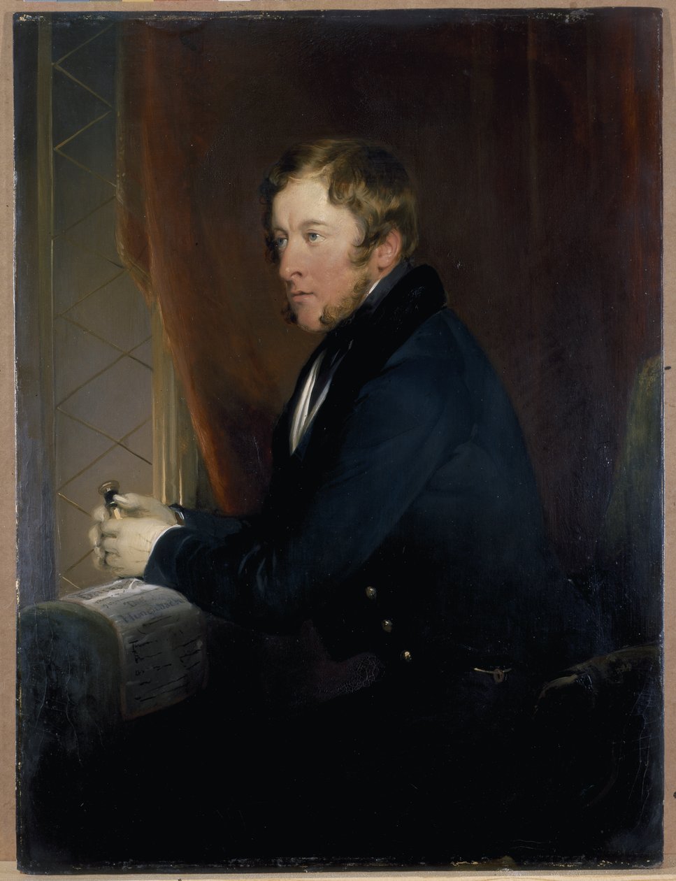 Portrait of William Spencer Cavendish, 6th Duke of Devonshire بواسطة إدوين لاندسير