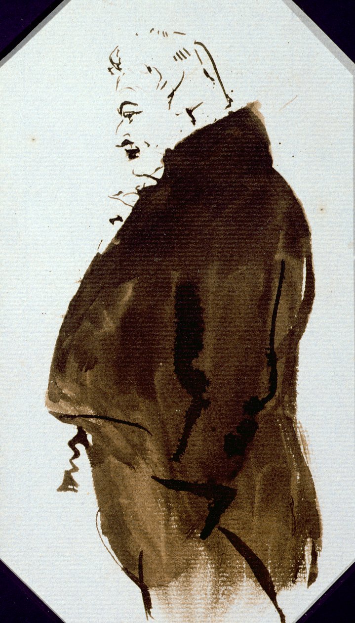 سيدني سميث (1771-1845) c.1821 (قلم رصاص ومرحاض على الورق) بواسطة إدوين لاندسير