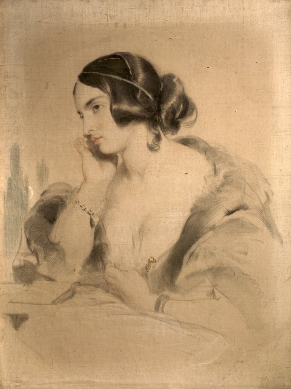 الأونرابل السيدة نورتون ، c.1850 بواسطة إدوين لاندسير