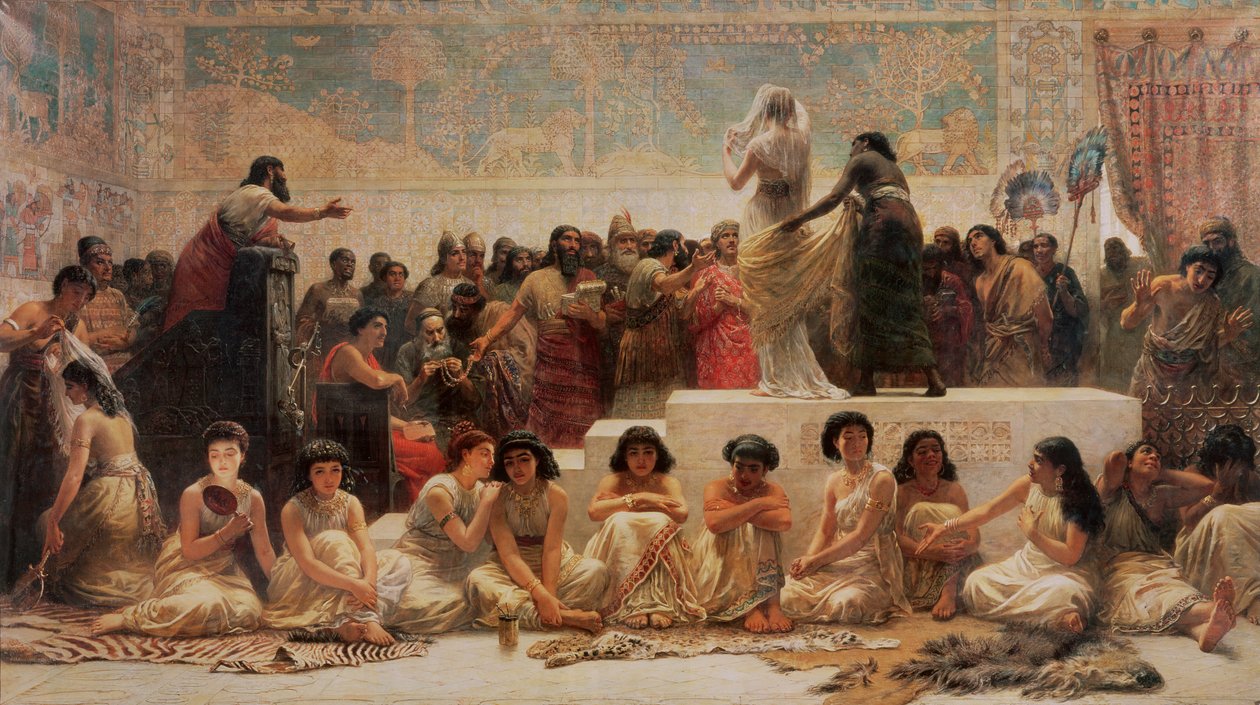 سوق الزواج البابلي بواسطة إدوين لونجسدن لونج