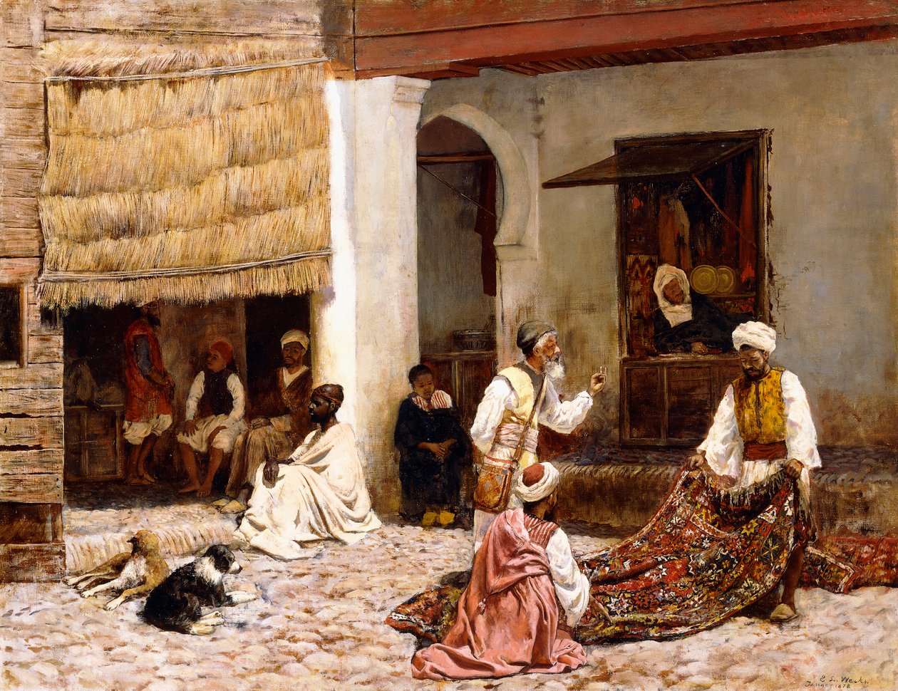 بازار سجاد ، طنجة ، 1878 بواسطة إدوين لورد ويكس