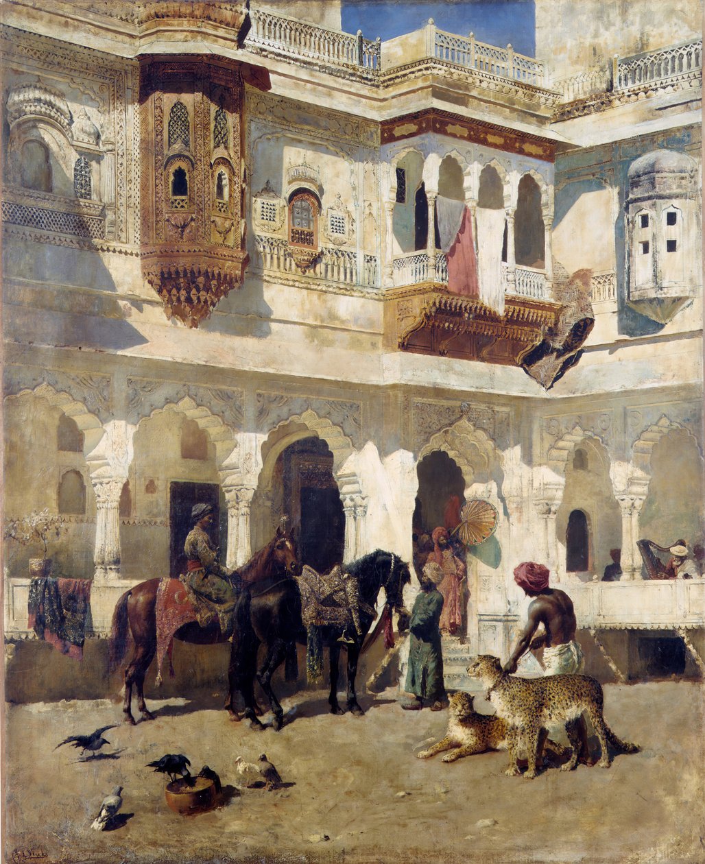 الراجح ابتداء من مطاردة ، كاليفورنيا. 1885. بواسطة إدوين لورد ويكس