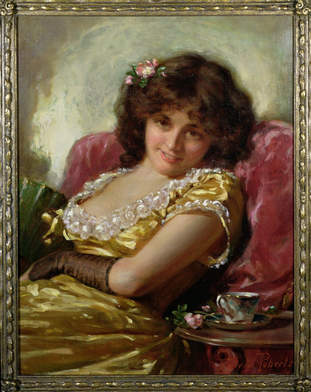 صورة لامرأة ، c.1890 بواسطة إدوين توماس روبرتس
