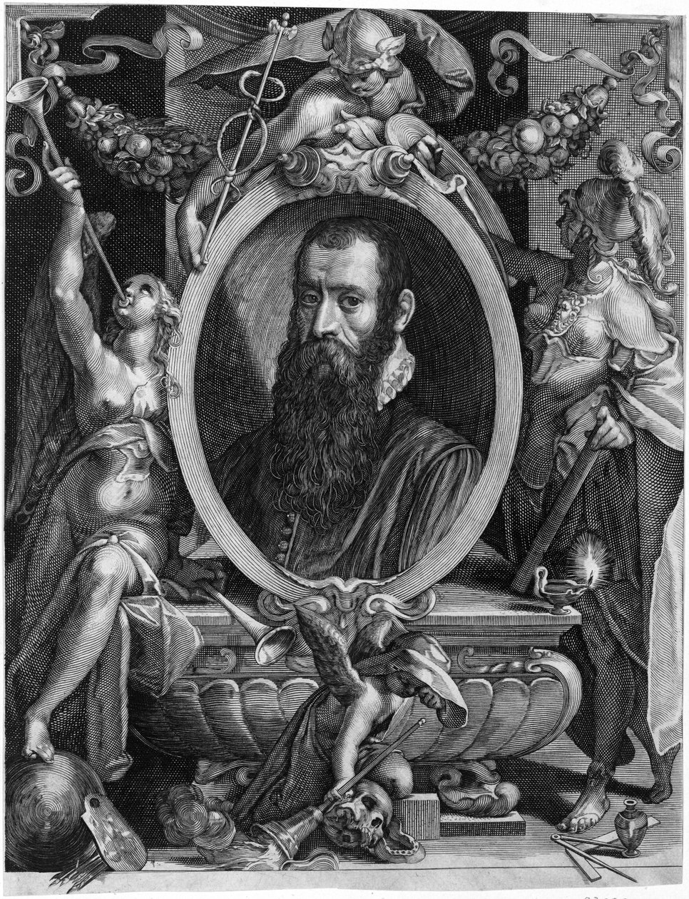 الشخص المُصور: بيتر بروغل (أنا) بواسطة Aegidius Sadeler أو Saedeler