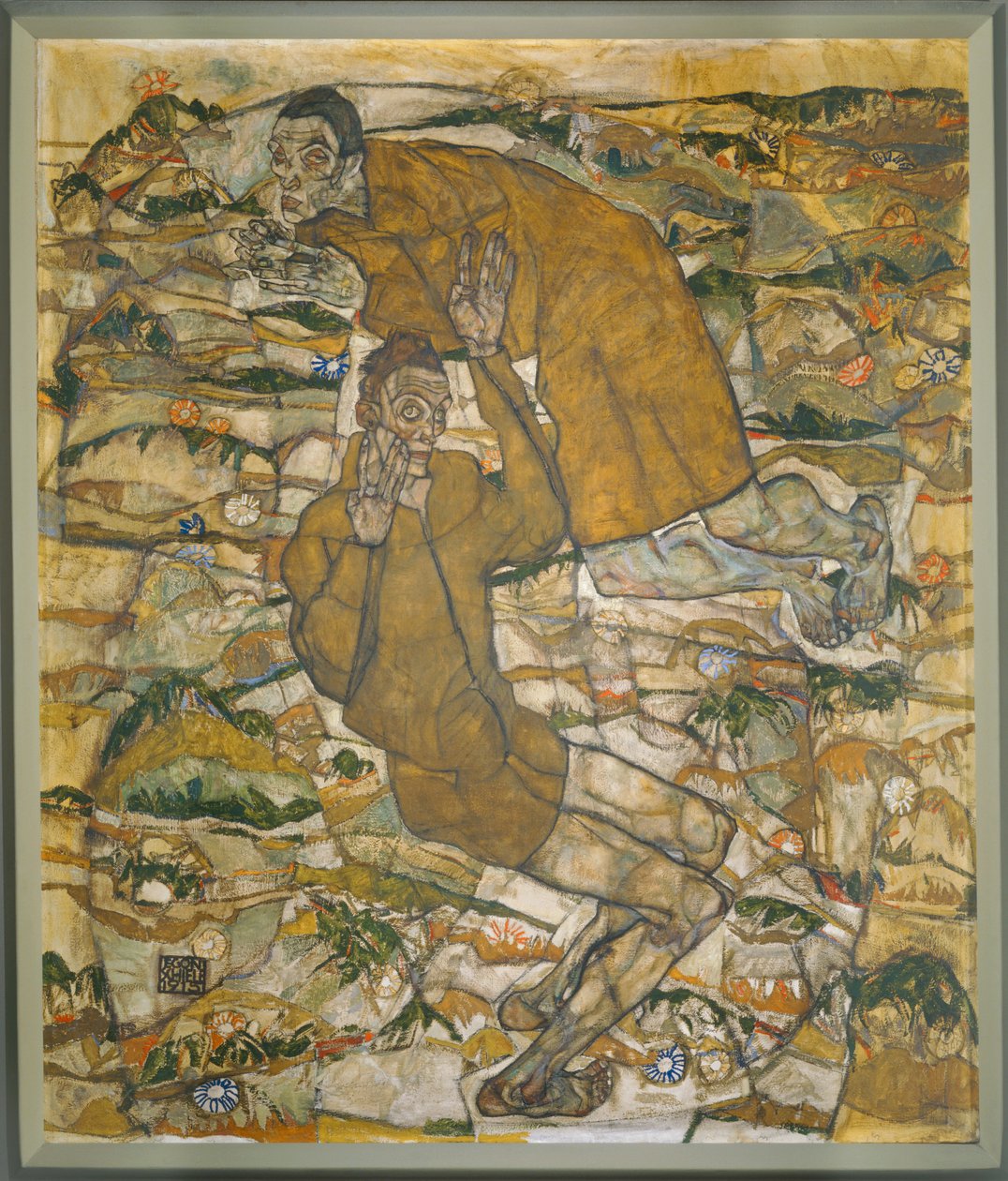 العائم بعيداً، الأعمى بواسطة ايغون شييل