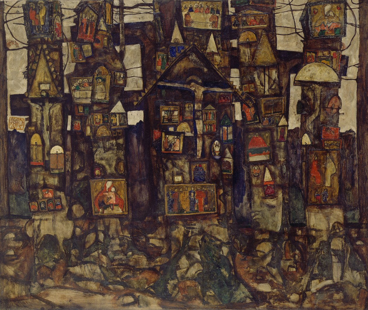 صلاة الغابة ، 1915. بواسطة ايغون شييل