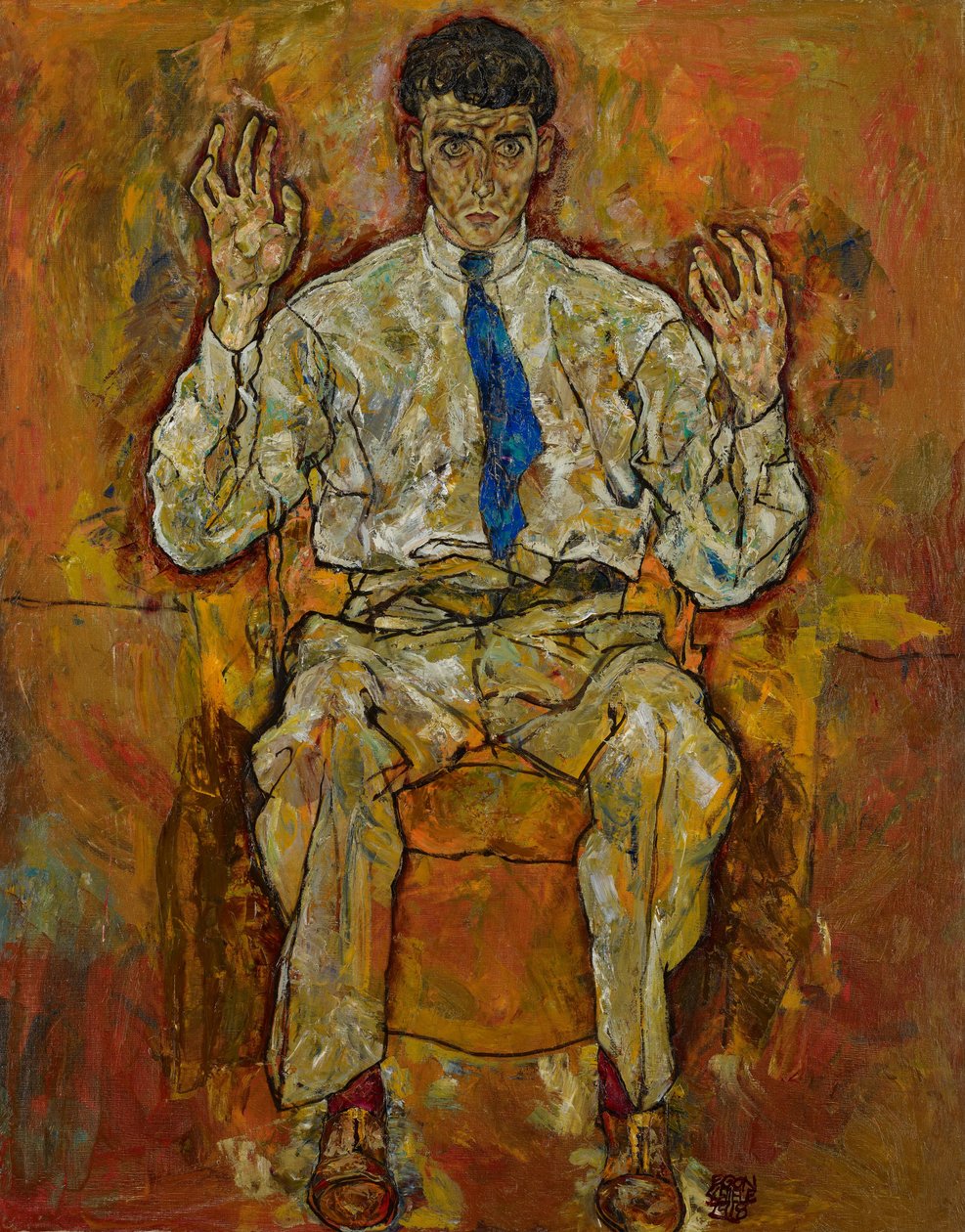 صورة لباريس لجوترسلوه (1887-1973) بواسطة ايغون شييل