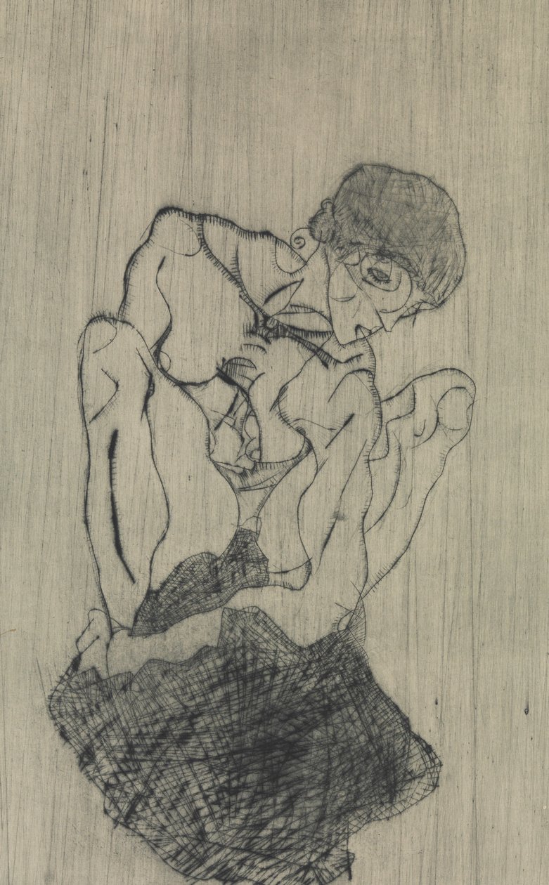 حزن ، 1914. بواسطة ايغون شييل