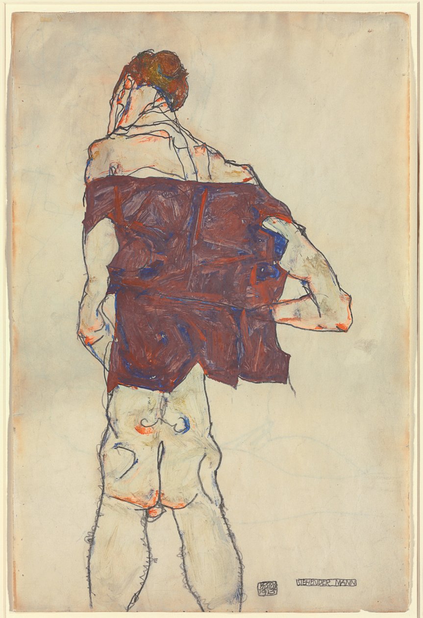 رجل دائم رجل دائم ، 1913 بواسطة ايغون شييل