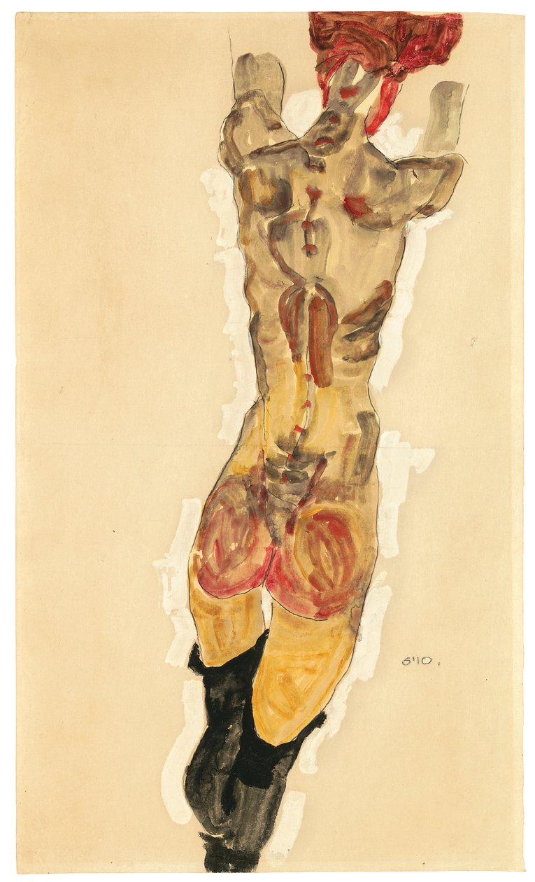عارية عاريًا ، 1910 بواسطة ايغون شييل
