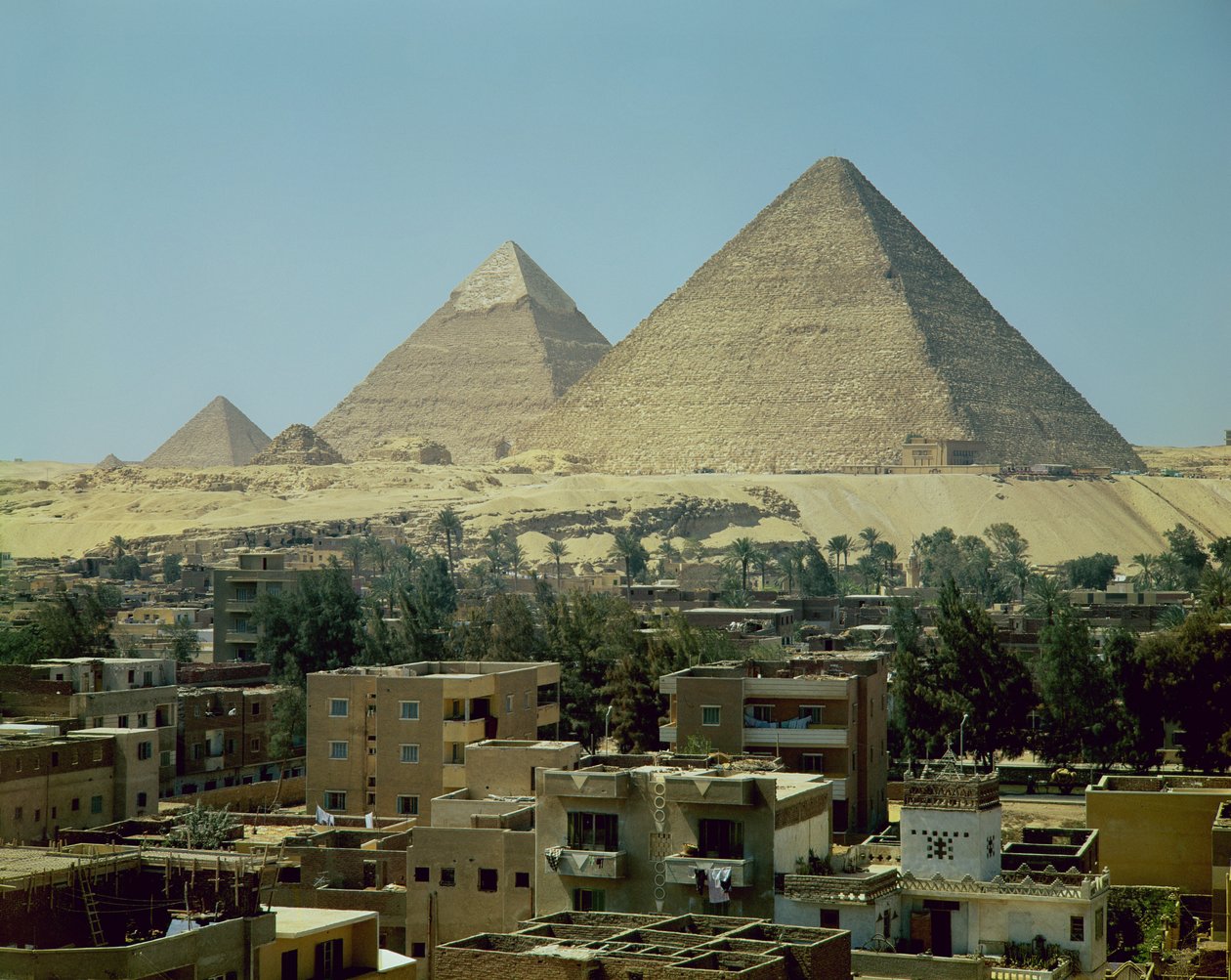 أهرامات الجيزة ، 2589-30 قبل الميلاد ، المملكة القديمة بواسطة الأسرة الرابعة المصرية