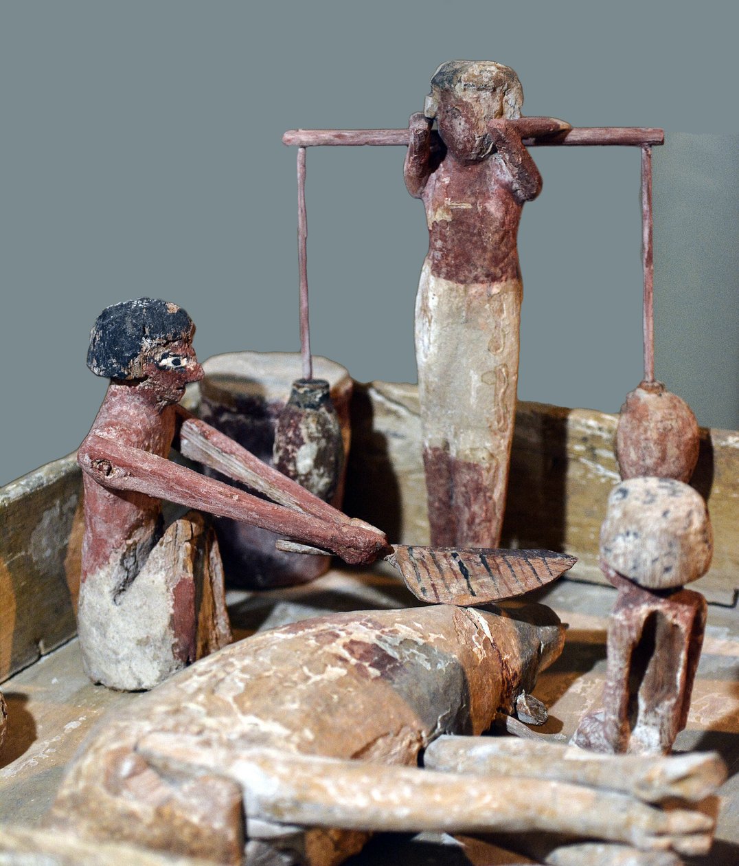 نموذج لمحل جزارة ، مصر ، حوالي 2000-1700 ق بواسطة الأسرة الثانية عشرة المصرية