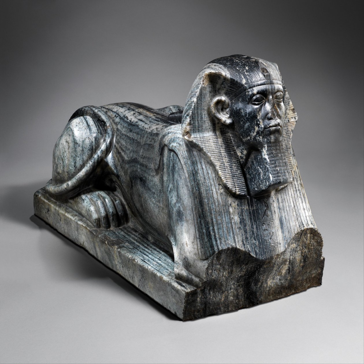 سنوسرت الثالث كأبو الهول ، c.1850 قبل الميلاد (gneiss) بواسطة الأسرة الثانية عشرة المصرية
