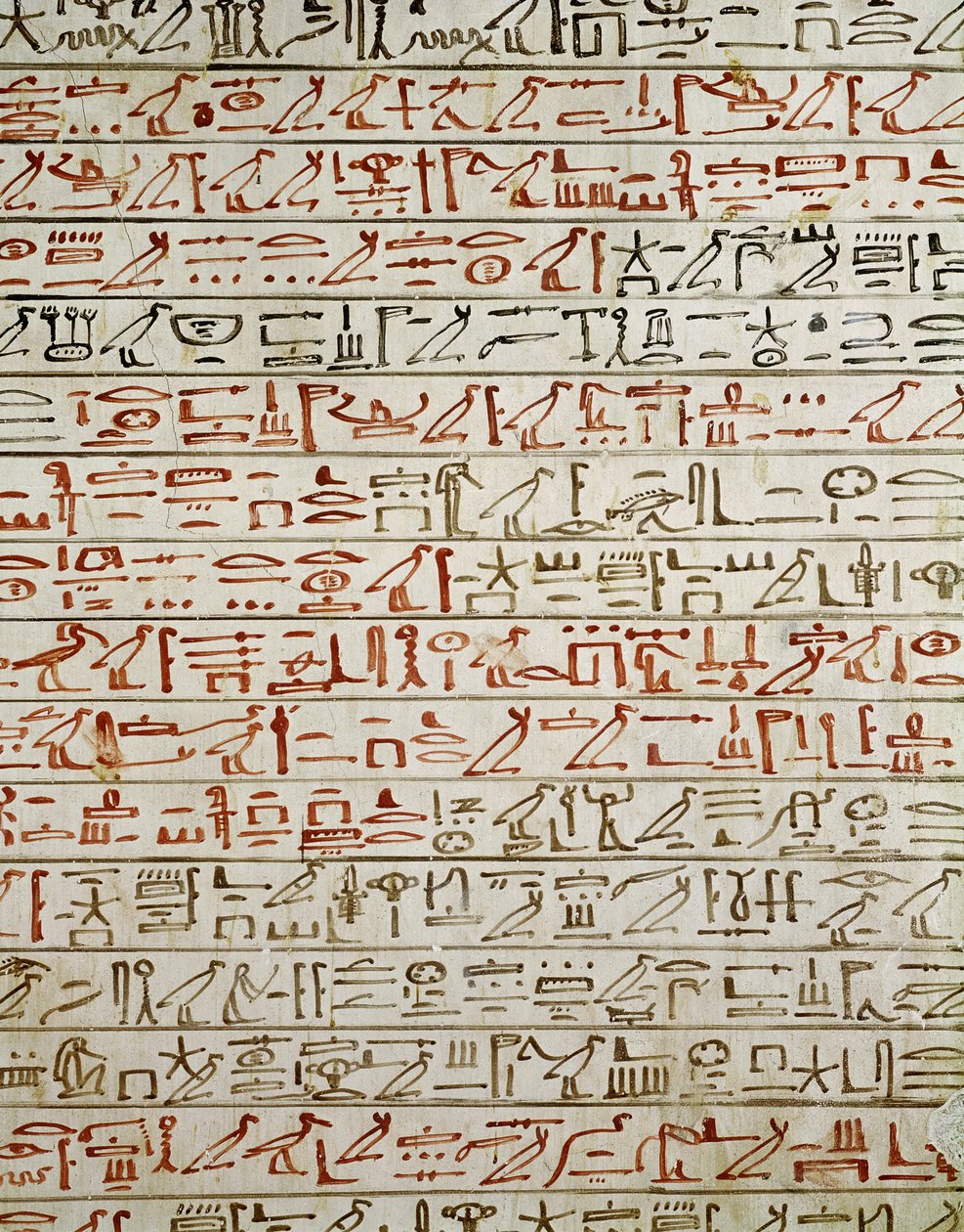 تفاصيل من كتاب الموتى من مقبرة تحتمس الثالث (1504-1450 قبل الميلاد) (جدارية) بواسطة الأسرة الثامنة عشر المصرية
