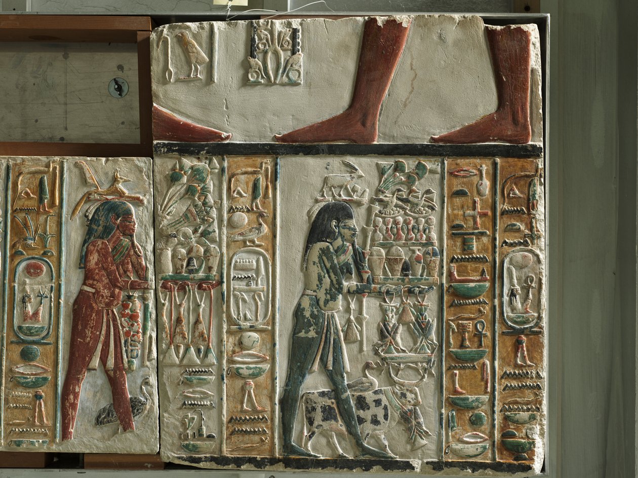 عروض تحمل الآلهة نومي ، c.1391-1353 قبل الميلاد بواسطة الأسرة الثامنة عشر المصرية