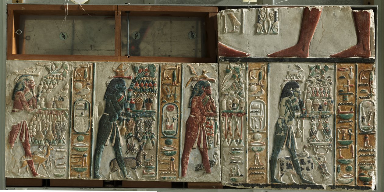 عروض تحمل الآلهة نومي ، c.1391-1353 قبل الميلاد بواسطة الأسرة الثامنة عشر المصرية