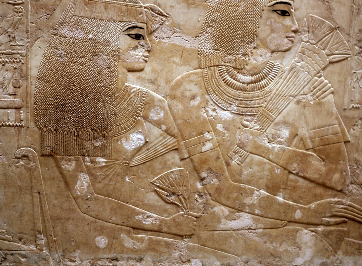 راموس وزوجته (إغاثة) بواسطة الأسرة الثامنة عشر المصرية
