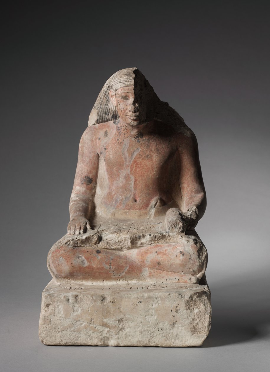 كاتب جالس من Medthu ، 1479-1425 قبل الميلاد بواسطة الأسرة الثامنة عشر المصرية