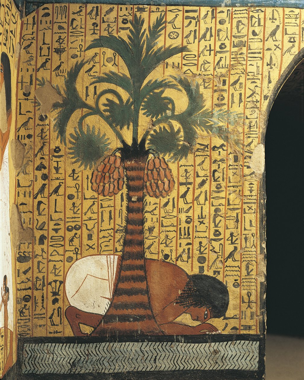 Tomb of Pashedu, Mural painting of man praying بواسطة الأسرة المصرية التاسعة عشرة