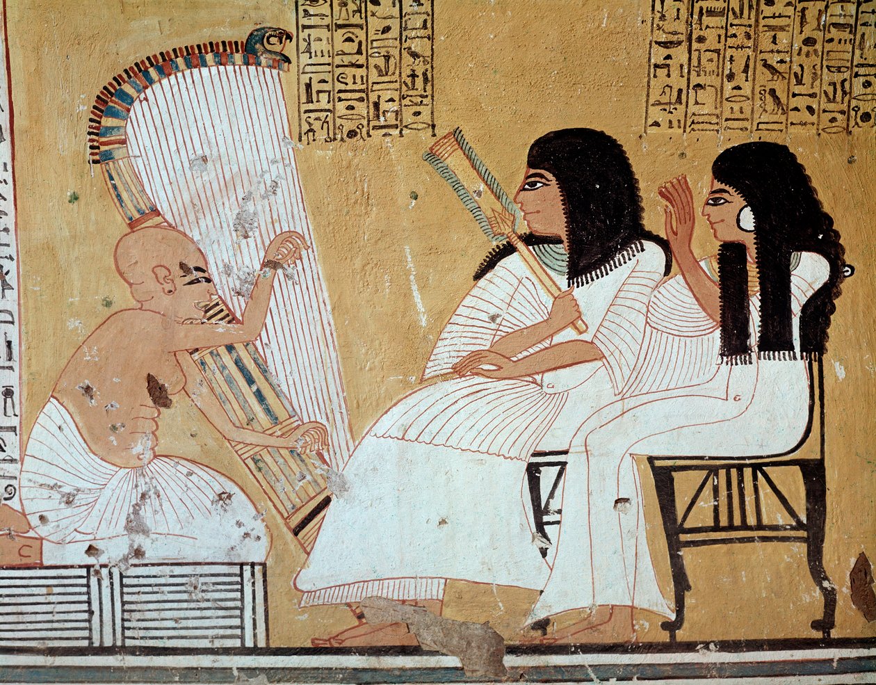 موسيقيون (فريسكو بواسطة الأسرة المصرية العشرون