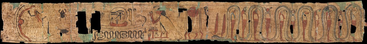 النص الجنائزي المصري القديم - مصر القديمة - 1069-945 قبل الميلاد - ورق البردي - 10x100 - متحف Szepmuveszeti ، بودابست بواسطة الأسرة 21 المصرية