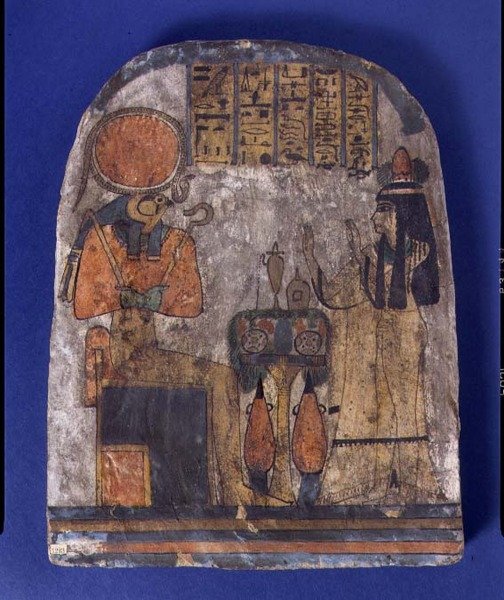 نصب Tentesamun التذكاري ، The Chantress of Amun ، من طيبة ، الفترة الانتقالية الثالثة (خشب مدهون) بواسطة الأسرة المصرية الثانية والعشرون