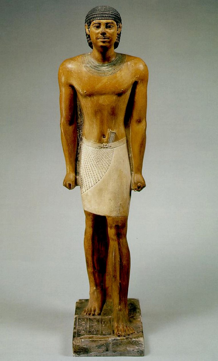 Atjema Standing (الحجر الجيري المطلي) بواسطة الأسرة المصرية السادسة