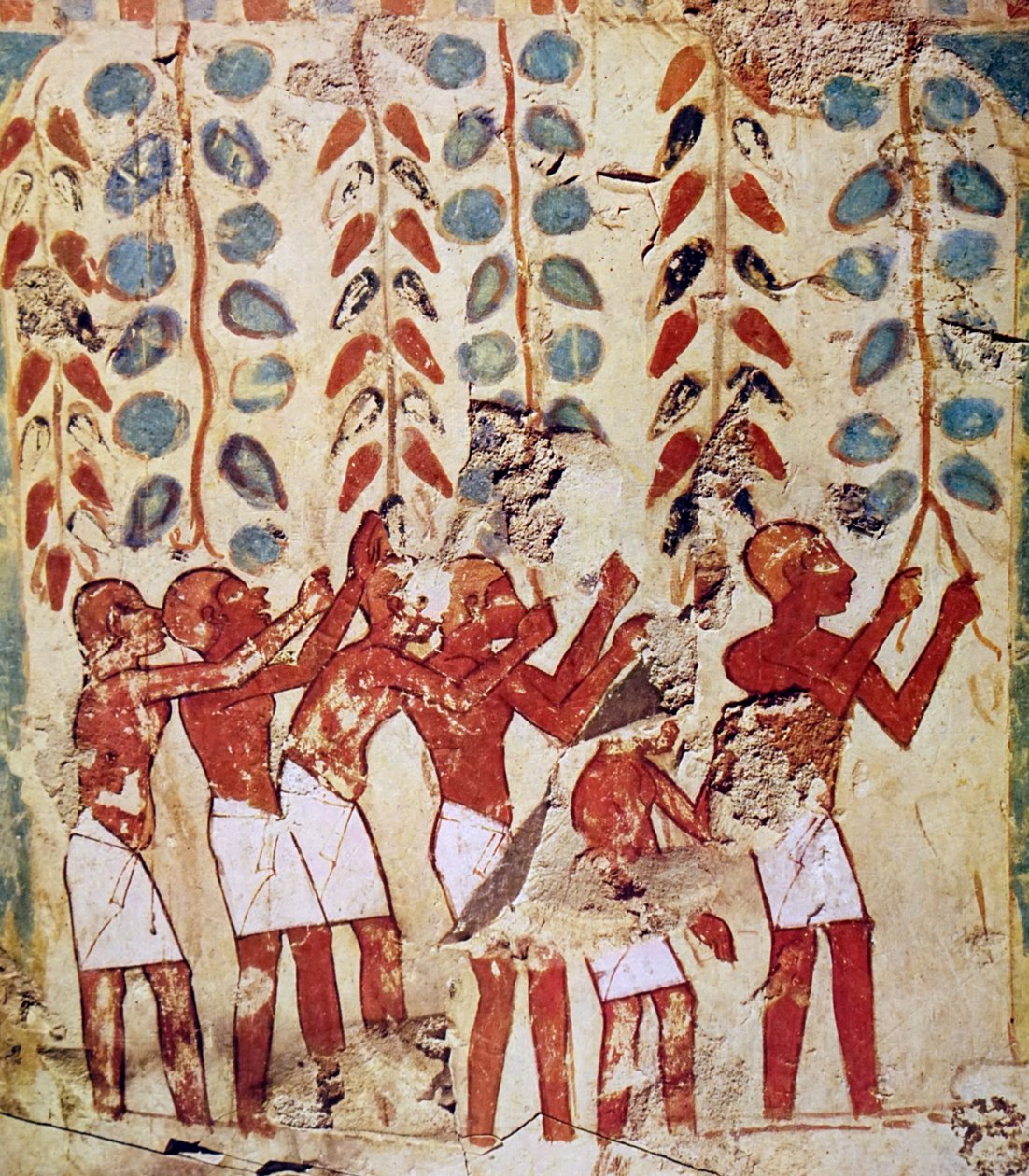 الرسم على جدران المقابر المصرية بواسطة مصري مصري