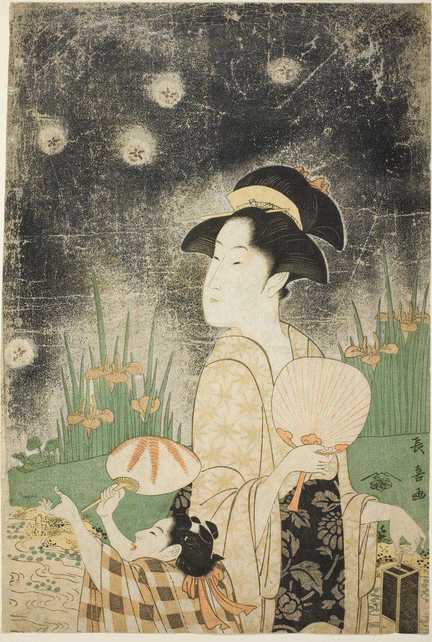 اصطياد اليراعات بواسطة Eisōsai Chōki