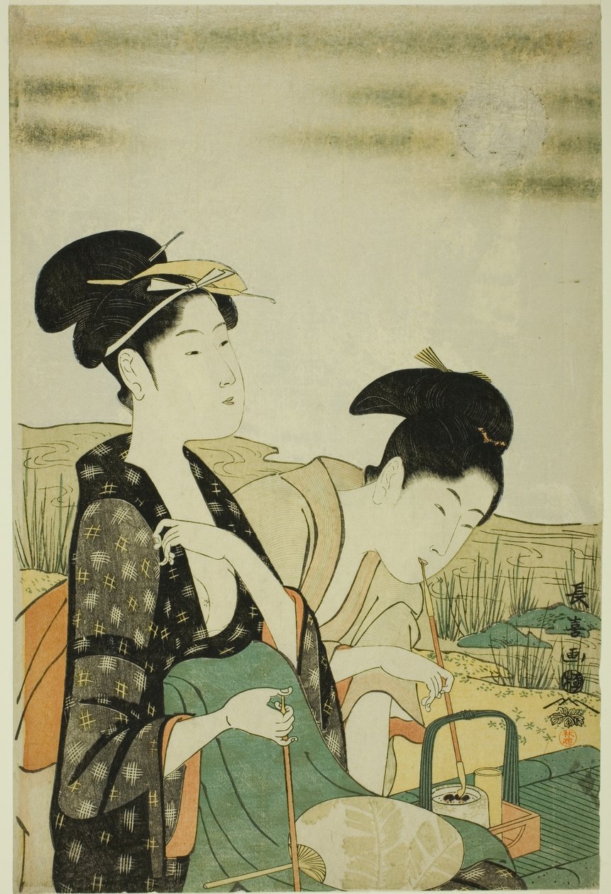مشاهدة القمر بواسطة Eisōsai Chōki