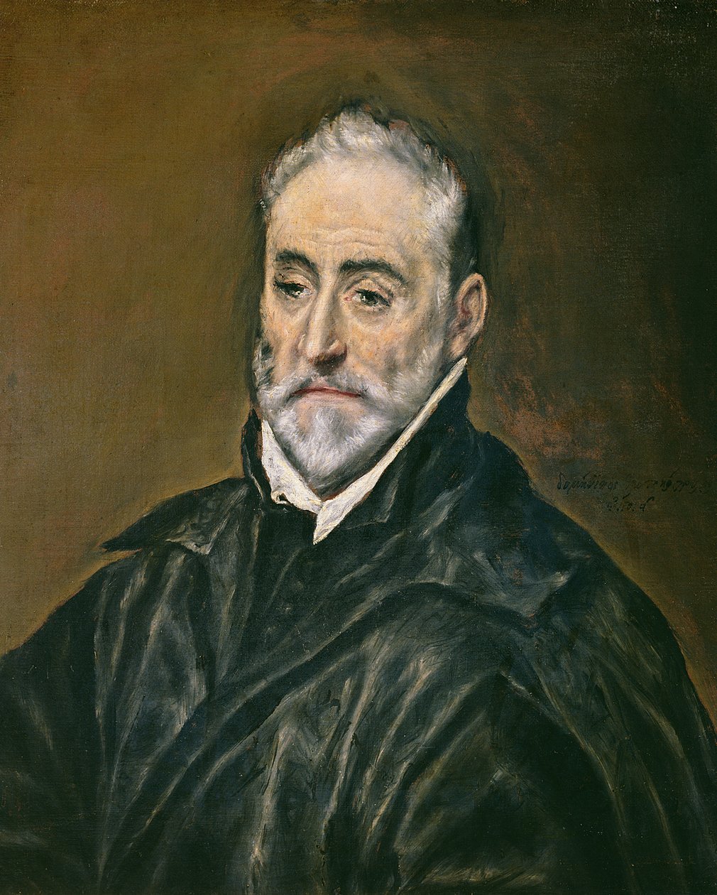 صورة أنطونيو دي كوفاروبياس إي ليفا ، كانون من كاتدرائية طليطلة ، c.1600 بواسطة إل جريكو