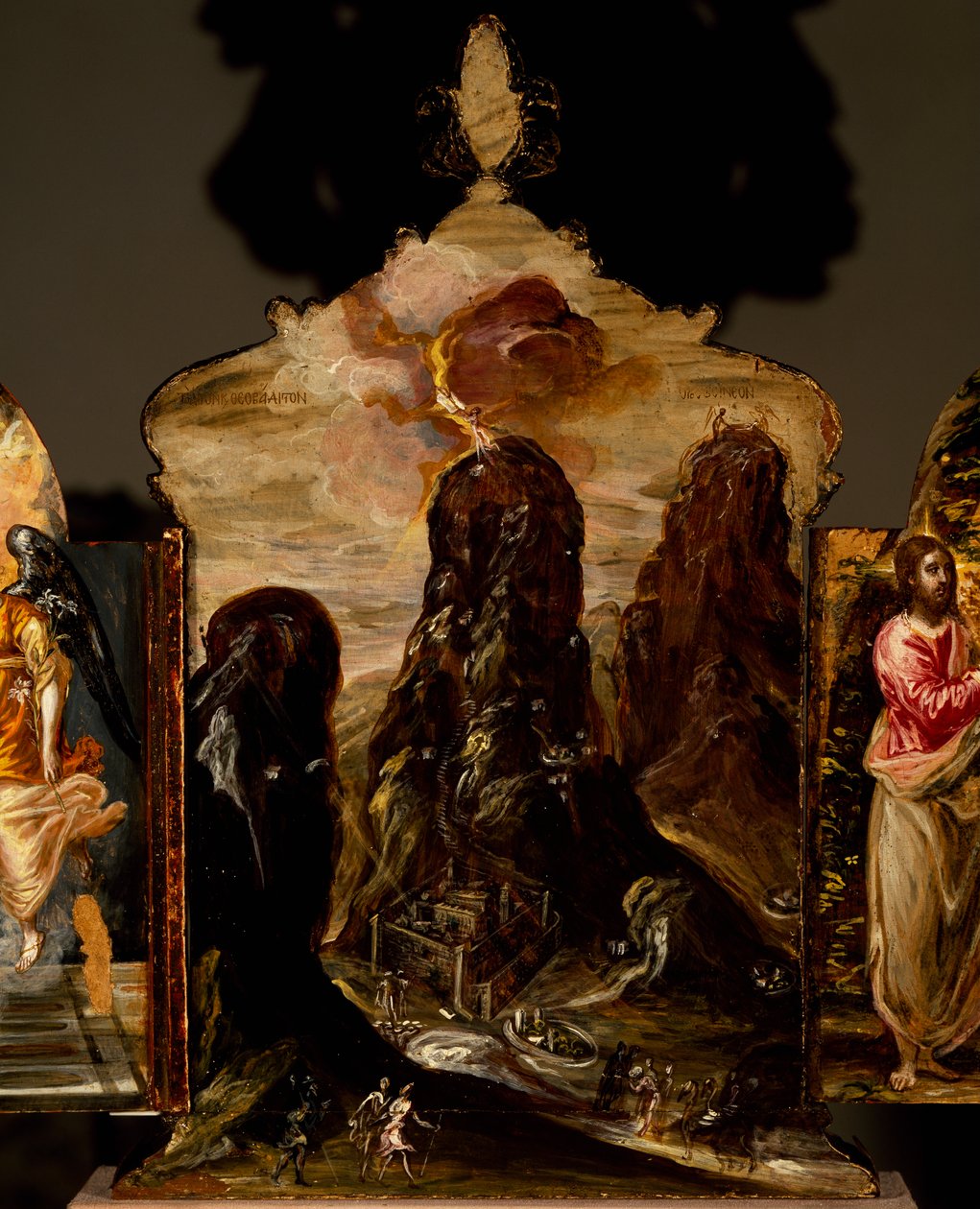 جبل سيناء ، مذبح ثلاثي محمول ، بواسطة El Greco (1541-1614) بواسطة إل (1541 1614) جريكو