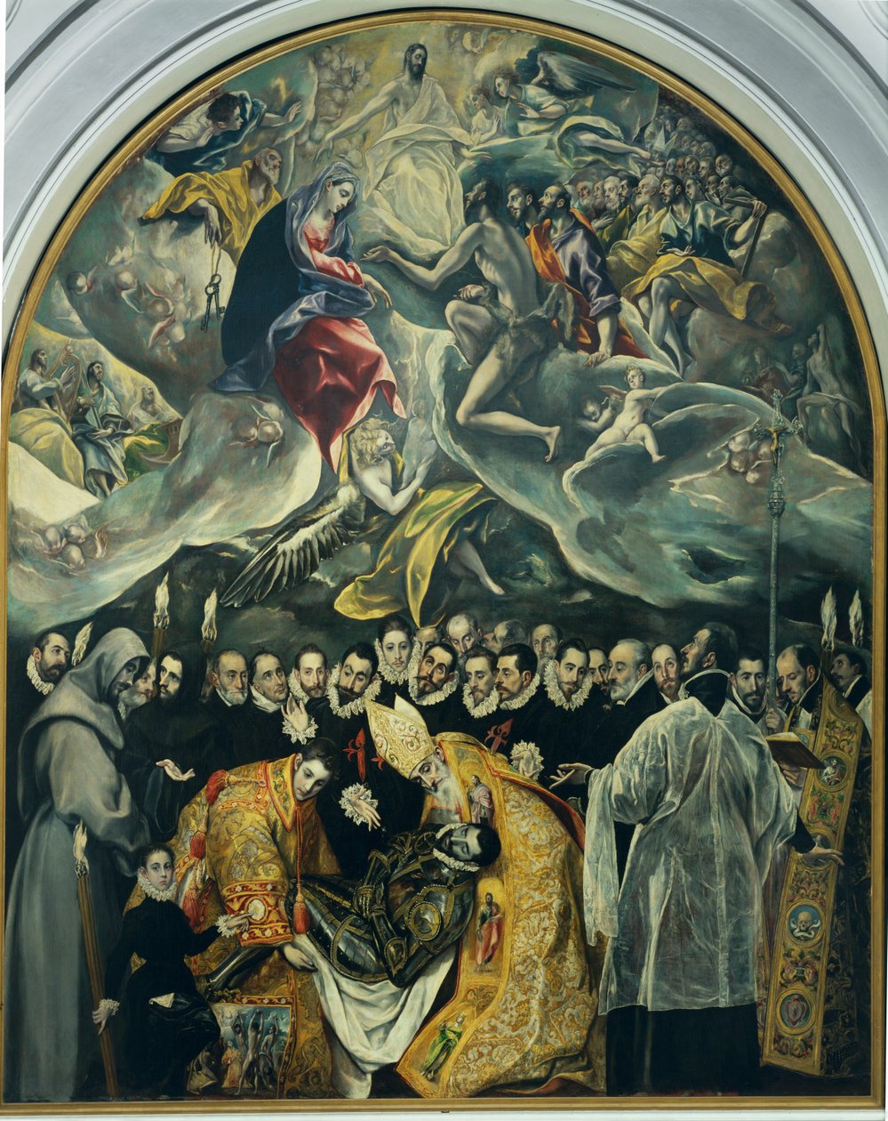دفن كونت أورغاز أورغاز بواسطة إل (1541-1614) يوناني