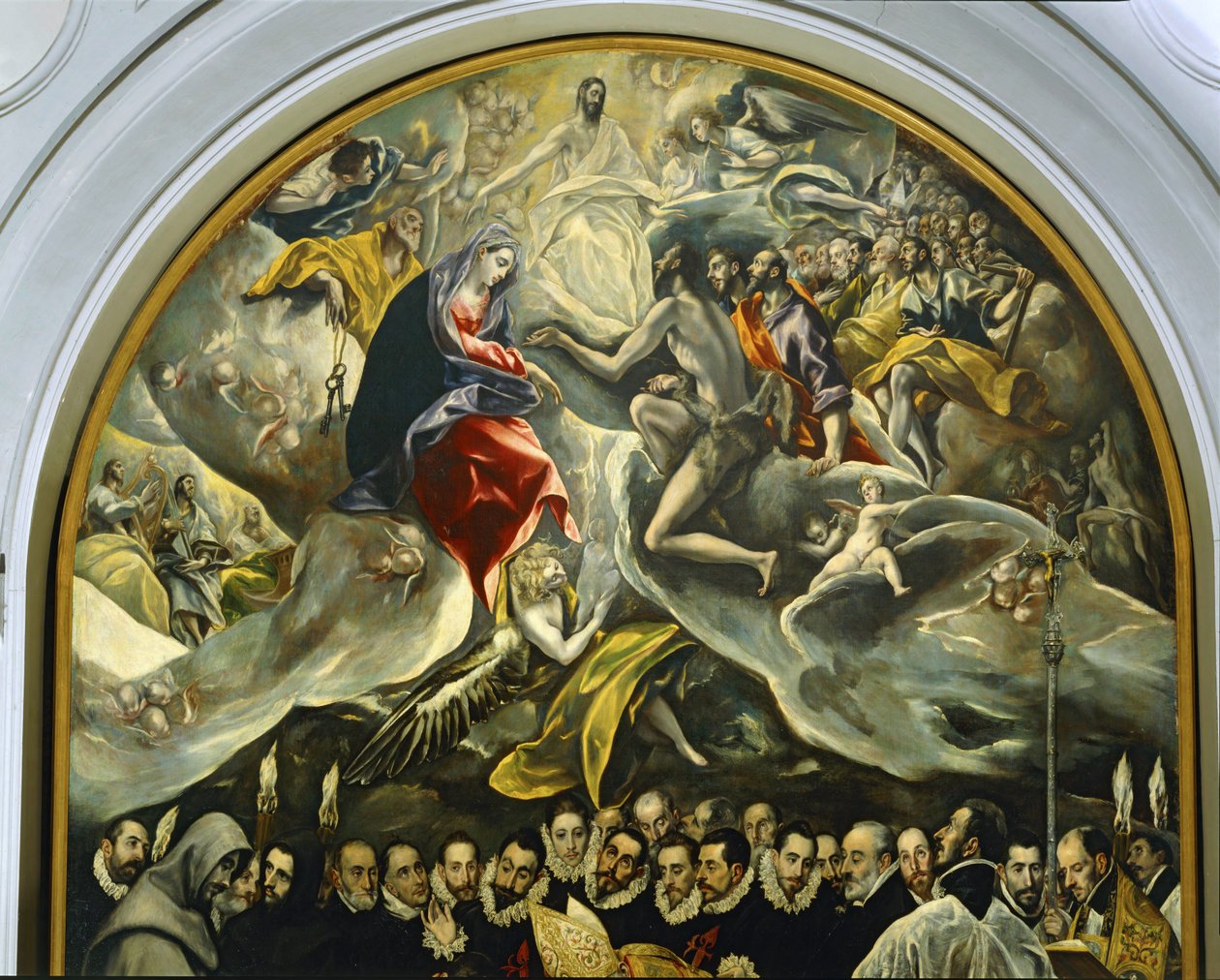 دفن كونت أورغاز أورغاز بواسطة إل (1541-1614) يوناني