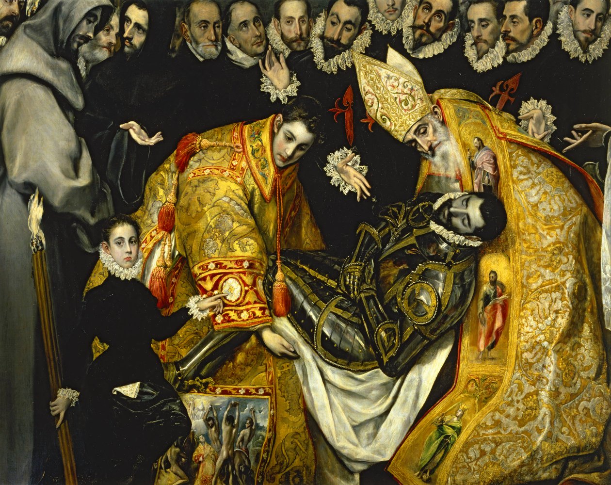دفن كونت أورغاز أورغاز بواسطة إل (1541-1614) يوناني