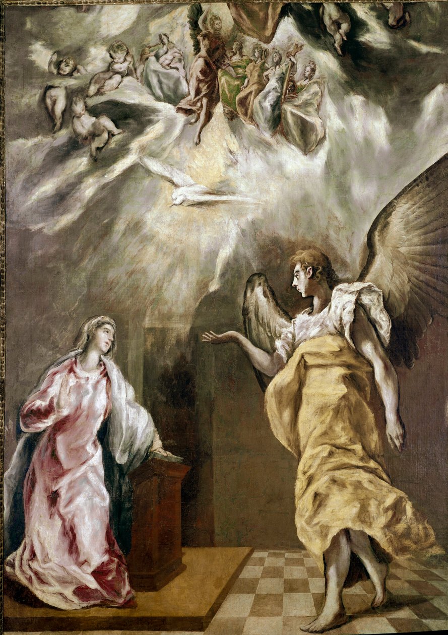 Annunciation - The Annunciation بواسطة إل جريكو