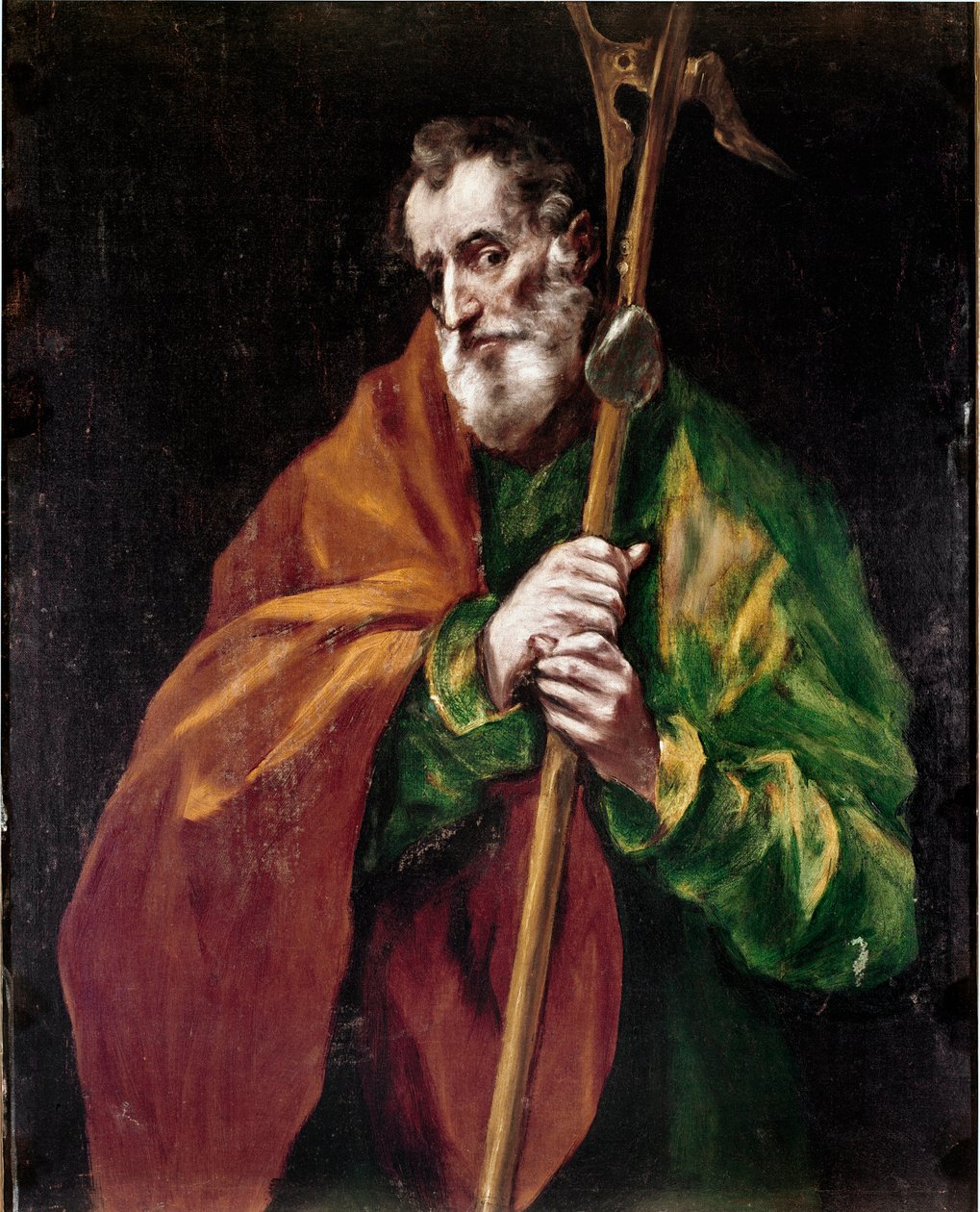 Apostolate of the Cathedral of Toledo: The apostle of Saint Jude Thadee. Painting by Domenikos Theotokopoulos dit El Greco (1540-1614) بواسطة إل جريكو