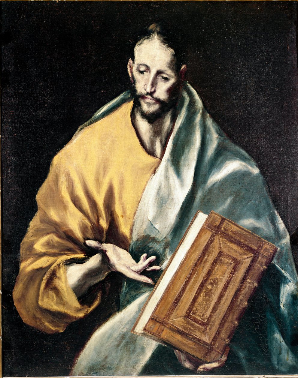 Apostolate of the Cathedral of Toledo: Apotre Saint James الصغرى. لوحة لدومينيكوس ثيوتوكوبولوس ديت إل جريكو (1540-1614) بواسطة إل جريكو