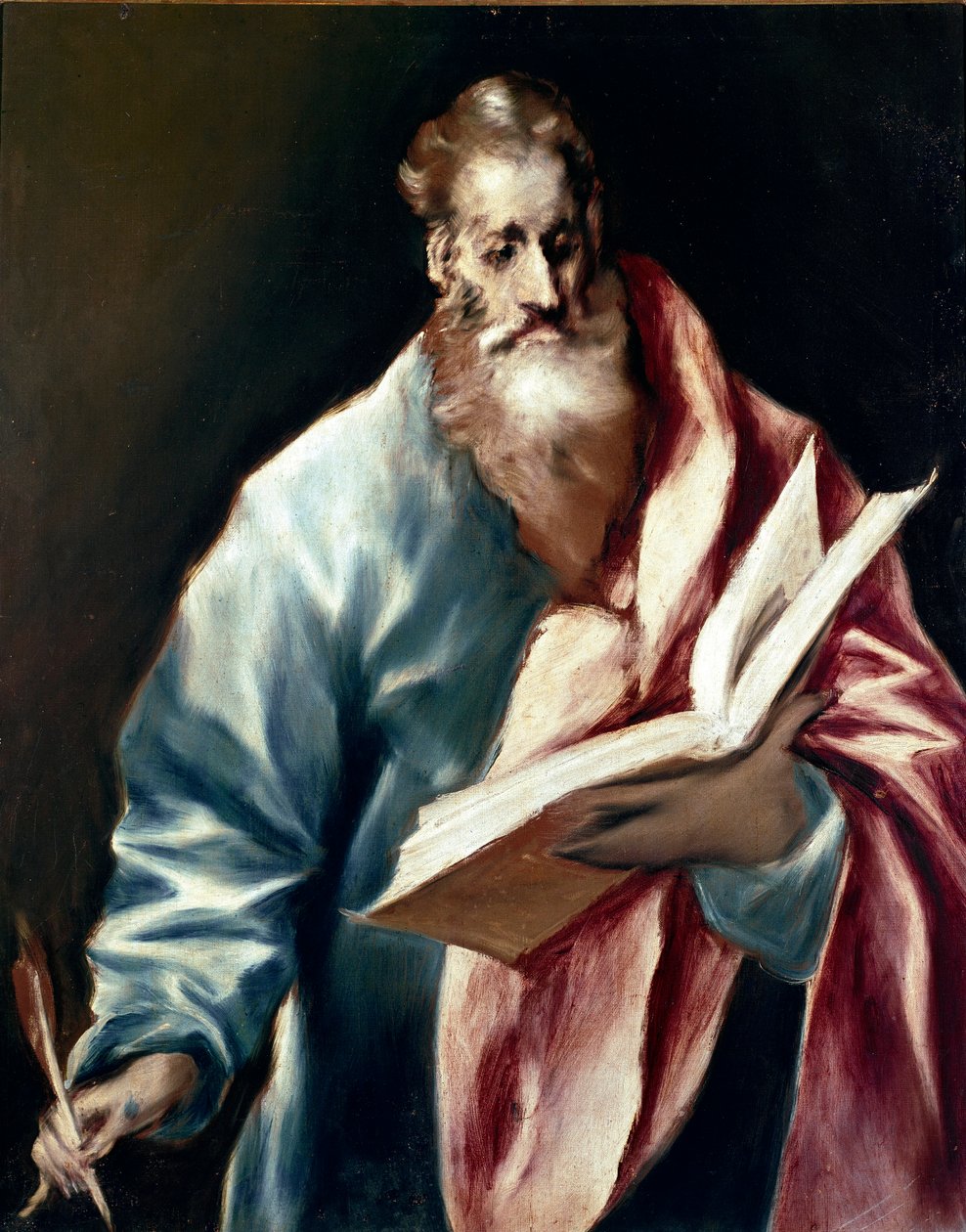 Apotre Saint Matthew. Painting by Domenikos Theotokopoulos dit El Greco (1540-1614) بواسطة إل جريكو